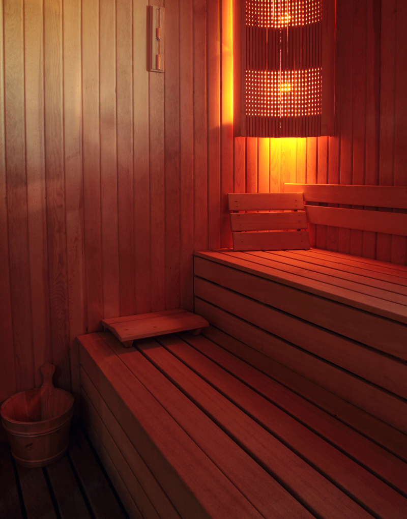 private small sauna room