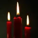 romantic pack with candles by private wellness